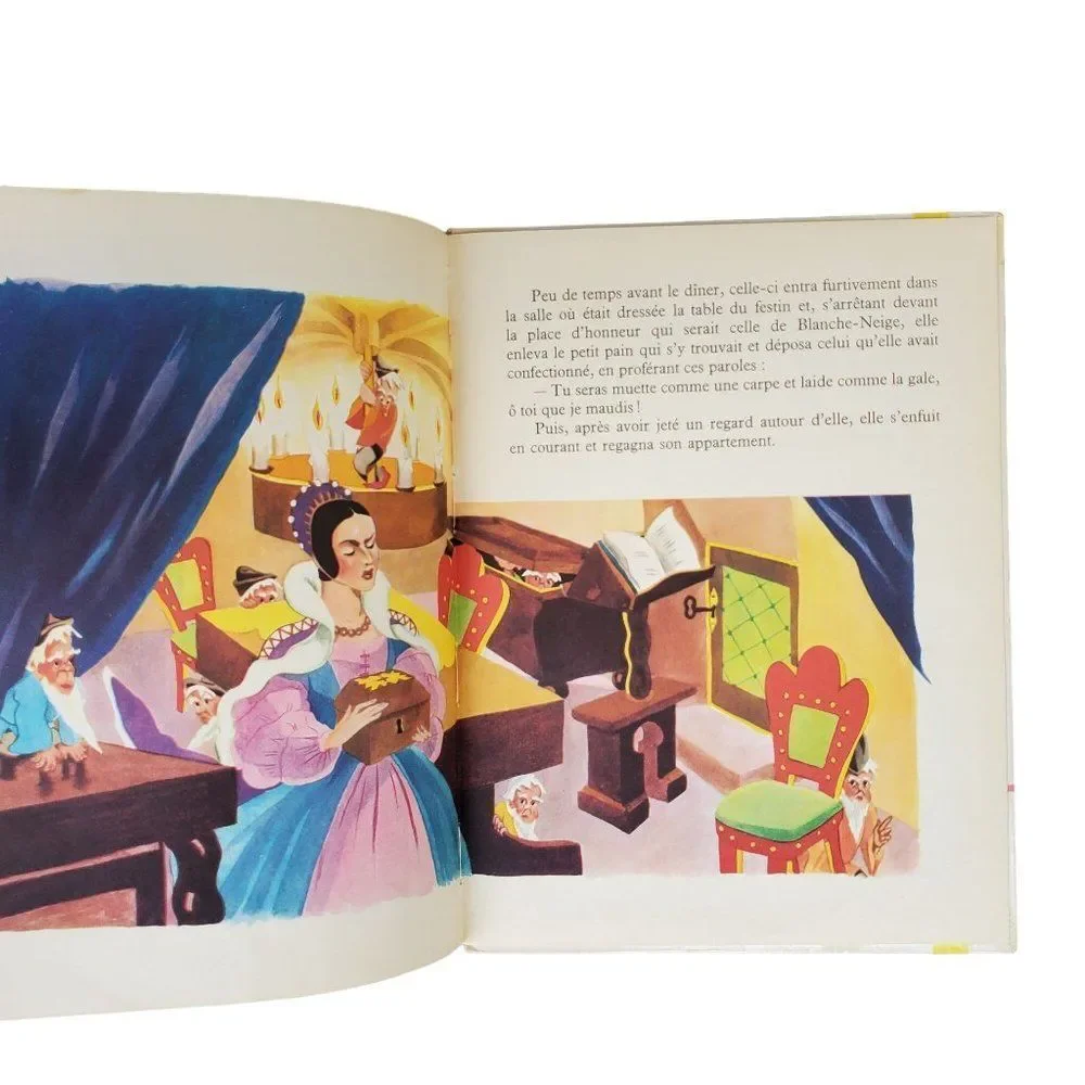 Blanche Neige Snow White Book Simone Deleuil Paris 1958 Children Fairy Tale - Picture 6 of 16